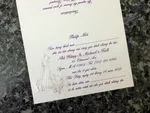 K8718 [I-11] Dreamy Vows Bride & Groom Wedding Invitation