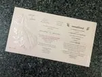 K8757 [I-11] Bridal Symphony Bride & Groom Wedding Invitation