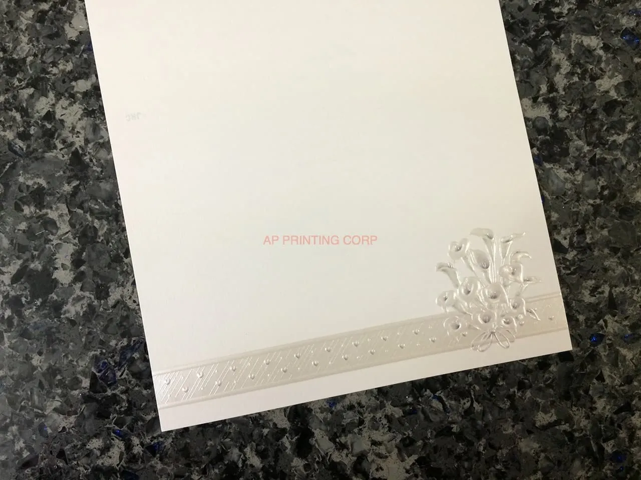 K8784 [I-11] Spring Harmony Flowers Wedding Invitation