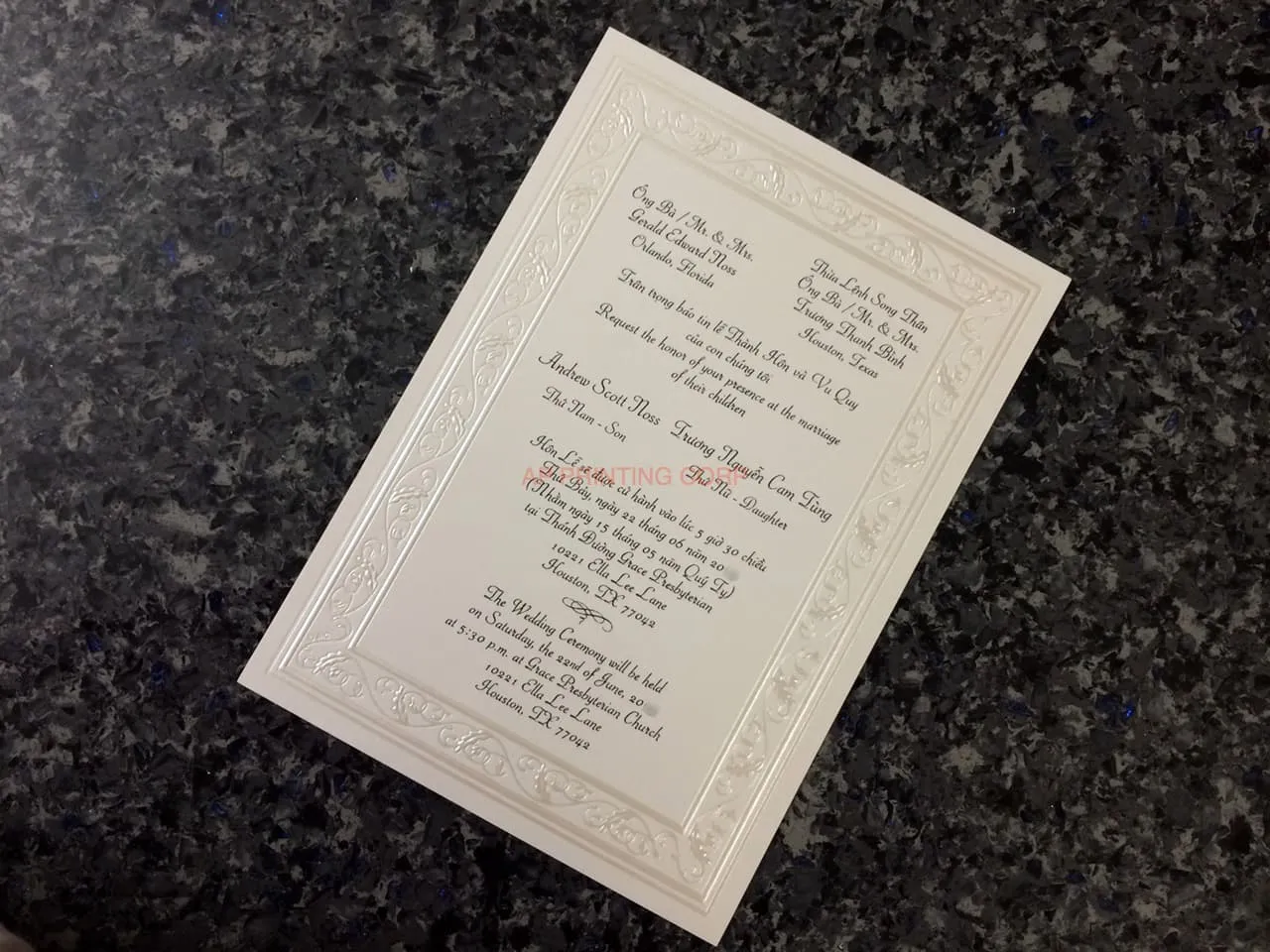 K9152 [I-11] Harmony in Bloom Flowers Wedding Invitation