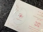 ART-08250 [I-10] Delicate Elegance Flowers Wedding Invitation