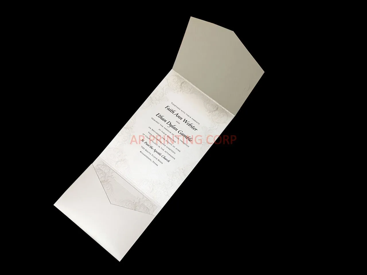 Baroque Brilliance [CC-88] Pocket & Folder Invitation