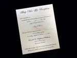 PAL-66-MMM Crystal, Ionised, Quartz Pocket & Folder Invitation