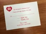 CHASE-SQ-SH-HEART [I-12] Pocket & Folder Invitation