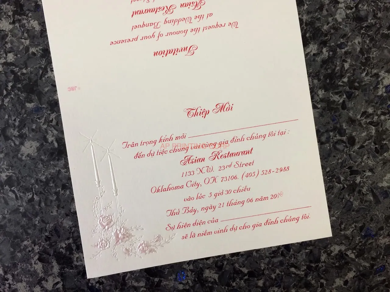K441 [I-10] Timeless Romance Birds & Doves Wedding Invitation