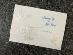 K975 [I-11] Enchanted Melody Birds & Doves Wedding Invitation