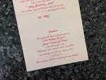 K3317 [I-11] Celestial Love Bride & Groom Wedding Invitation