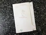 K8255 [I-10] Sophisticated Vows Bride & Groom Wedding Invitation