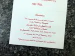 K8719 [I-11] Garden of Love Bride & Groom Wedding Invitation