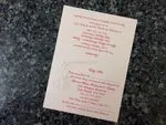 K8707 [I-11] Serenade of Love Bride & Groom Wedding Invitation