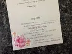 K8631 [I-11] Blushing Blooms Flowers Wedding Invitation