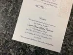 K8071 [I-10] Flowers Symphony Wedding Invitation