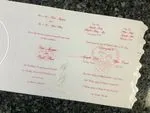 ART-08250 [I-10] Delicate Elegance Flowers Wedding Invitation