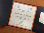 PAL-66-MMM Onyx, Flame, Quartz Pocket & Folder Invitation
