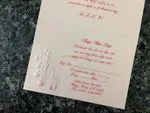 K3317 [I-11] Celestial Love Bride & Groom Wedding Invitation