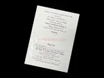 K778 [I-12] Whispers of Elegance Flowers Wedding Invitation