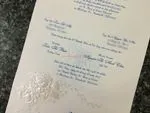 K8455 [I-11] Serenade of Flowers Wedding Invitation