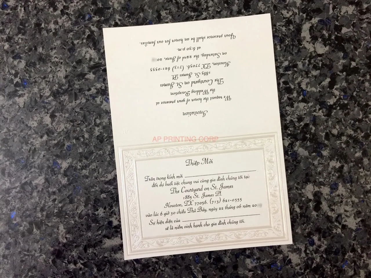 K9152 [I-11] Harmony in Bloom Flowers Wedding Invitation