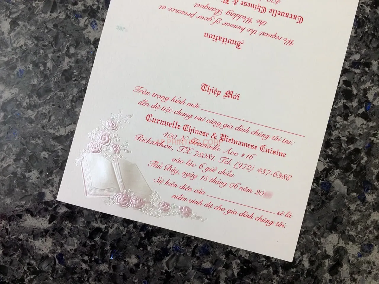 K9649 [I-11] Enchanted Petals & Flowers Wedding Invitation
