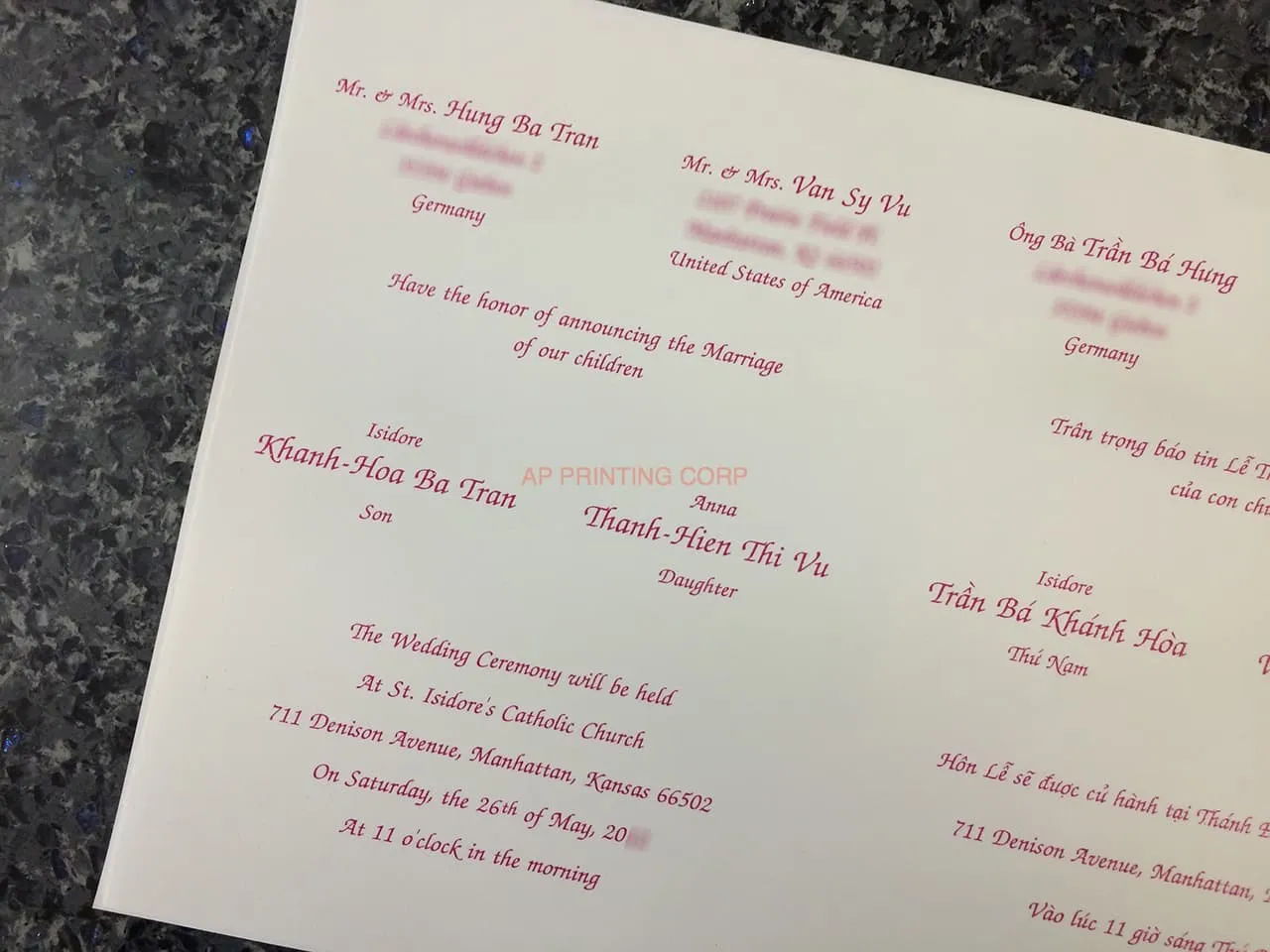 K9995 [I-10] Botanical Elegance Flowers Wedding Invitation