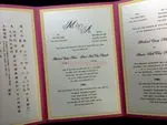 CTF-58-MMM Azalea, Gold, Quartz Pocket & Folder Invitation