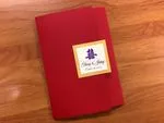 CTF-68-N-N Red, Natural Pocket & Folder Invitation
