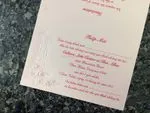 K447 [I-10] Gilded Affection Birds & Doves Wedding Invitation
