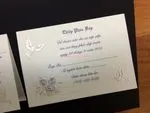 K974 [I-11] Radiant Reverie Birds & Doves Wedding Invitation