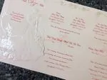 K8707 [I-11] Serenade of Love Bride & Groom Wedding Invitation