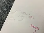 ART-84076 [I-11] Rose Heart Serenade Wedding Invitation