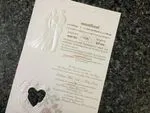 ART-80044 [I-12] Rose Petal & Heart Whispers Wedding Invitation