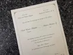 AP-[I-14] Subtle Sophistication Flowers Wedding Invitation
