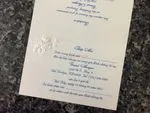 K8455 [I-11] Serenade of Flowers Wedding Invitation