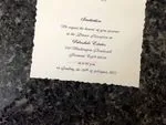 K8536 [I-11] Graceful Garden Flowers Wedding Invitation