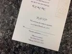 K8071 [I-10] Flowers Symphony Wedding Invitation