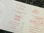 ART-08250 [I-10] Delicate Elegance Flowers Wedding Invitation