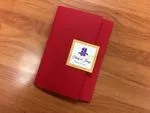 CTF-68-N-N Red, Natural Pocket & Folder Invitation