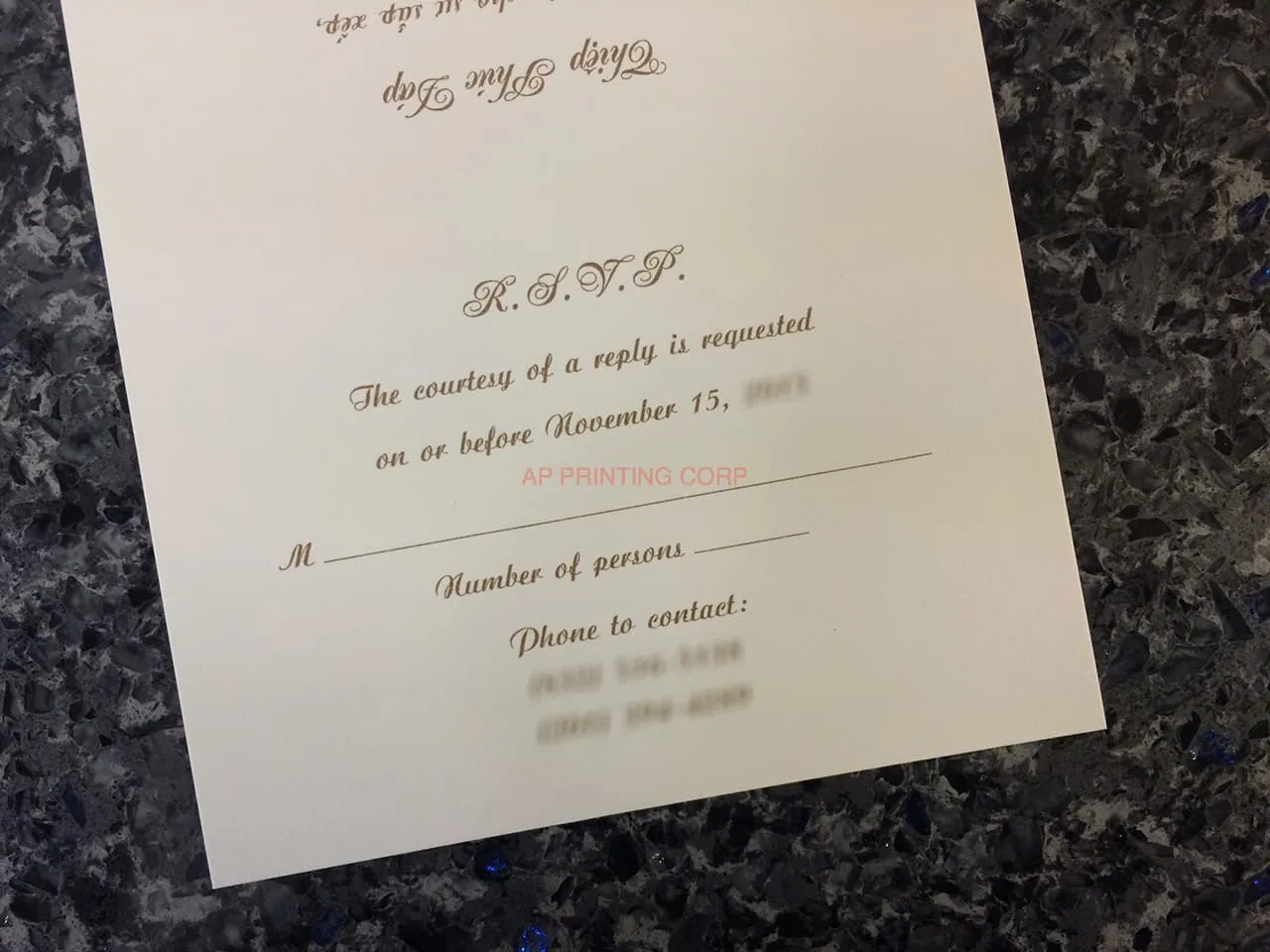 ART-41009 [I-11] Charming Bellflowers Wedding Invitation