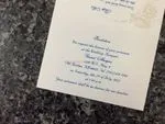 K8455 [I-11] Serenade of Flowers Wedding Invitation