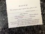 K8536 [I-11] Graceful Garden Flowers Wedding Invitation