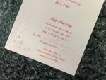 K447 [I-10] Gilded Affection Birds & Doves Wedding Invitation