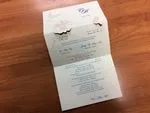 K971 [I-11] Regal Whispers Birds & Doves Wedding Invitation