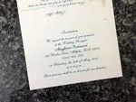 K976 [I-11] Dusk Delights Birds & Doves Wedding Invitation