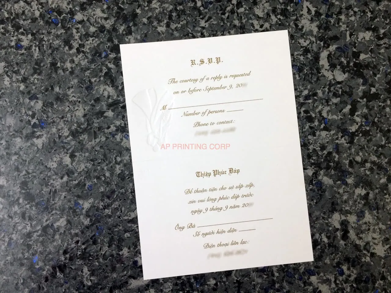 K8701 [I-11] Forever Entwined Bride & Groom Wedding Invitation