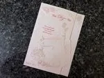 K8707 [I-11] Serenade of Love Bride & Groom Wedding Invitation