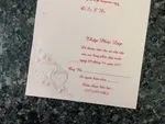 K4471 [I-10] Floral & Hearts Melody Wedding Invitation