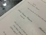 AP-[I-14] Subtle Sophistication Flowers Wedding Invitation