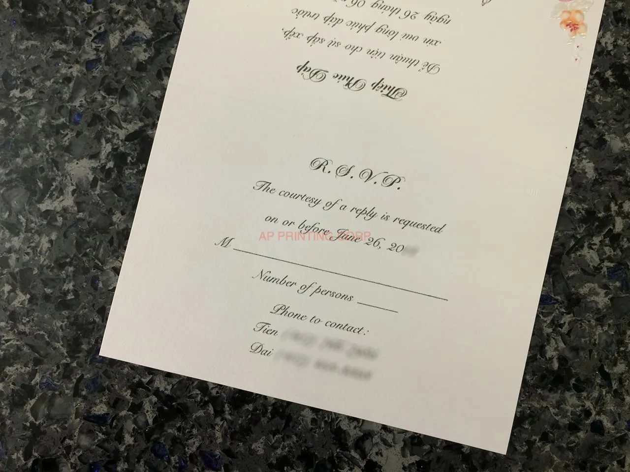 K8631 [I-11] Blushing Blooms Flowers Wedding Invitation