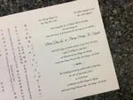 K8071 [I-10] Flowers Symphony Wedding Invitation