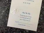 K8455 [I-11] Serenade of Flowers Wedding Invitation